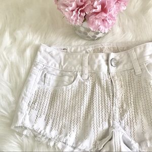 American Eagle sequin shorts